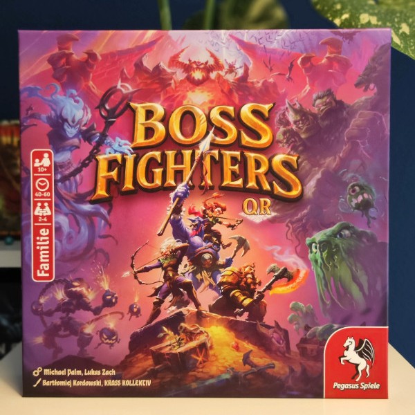 Cover der Spielschachtel von Boss Fighters QR.