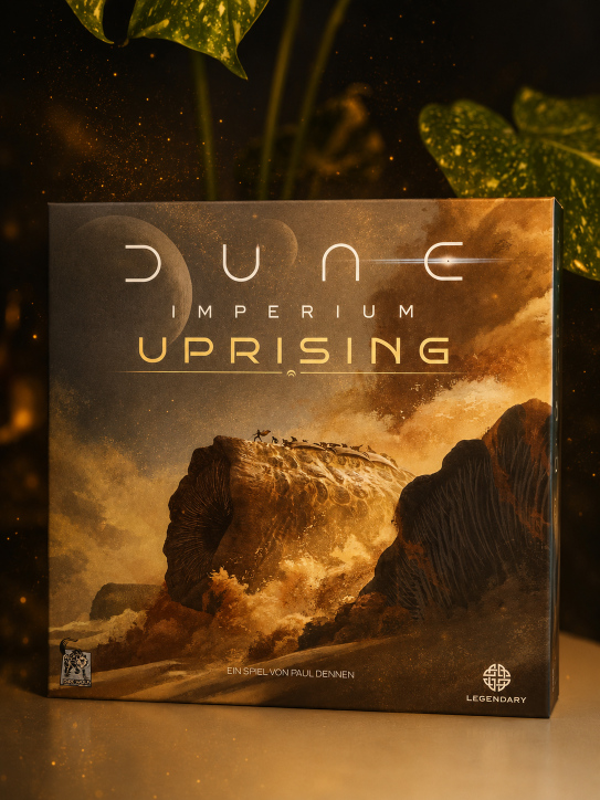 Cover der Spielschachtel von Dune Imperium - Uprising.