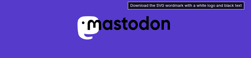 Logo der Plattform "Mastodon"