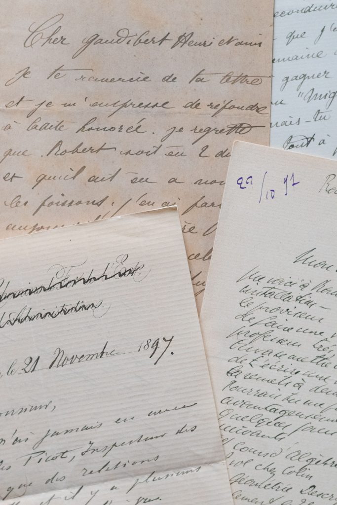Handschriftliche Briefe aus dem 19. Jahrhundert